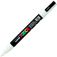 UNİ POSTER MARKÖRÜ POSCA 0.9-1.3 PC-3M BEYAZ