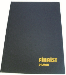 DİLMAN FİHRİST CİLTLİ SERT KAPAK 14x20 16 YP 14 BASAMAK 1004