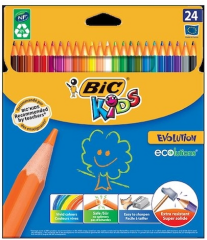 Kuru Boya Kalemi Unisex Çocuk Kids Evolution 24 Renk