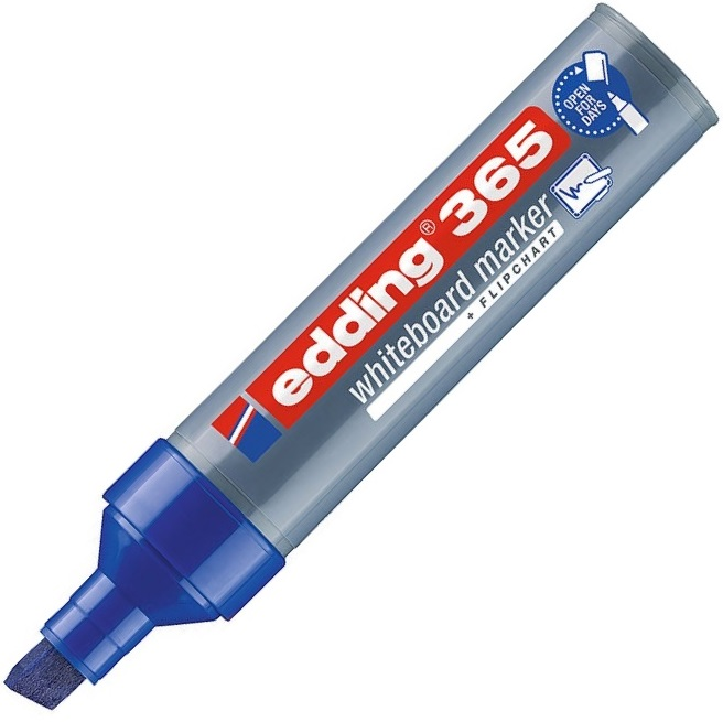 EDDING BEYAZ TAHTA KALEMİ CAP OFF E-365 MAVİ