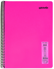 MYNOTE DEFTER FLEX NEO PP KAPAK SPİRALLİ A4 120 YP KARELİ MFXNE-A4120-K