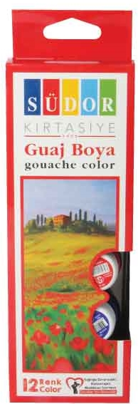 SÜDOR GUAJ BOYA 15 ML 12 Lİ SD525