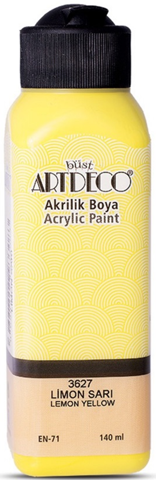 ARTDECO AKRİLİK BOYA 140 ML LİMON SARI Y-070R-3627