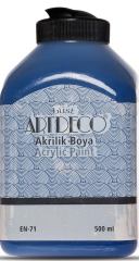 ARTDECO AKRİLİK BOYA 500 ML LACİVERT Y-070L-3611