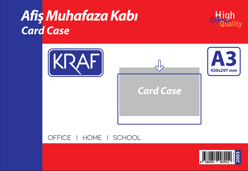 KRAF AFİŞ MUHAFAZA KABI A3 2003