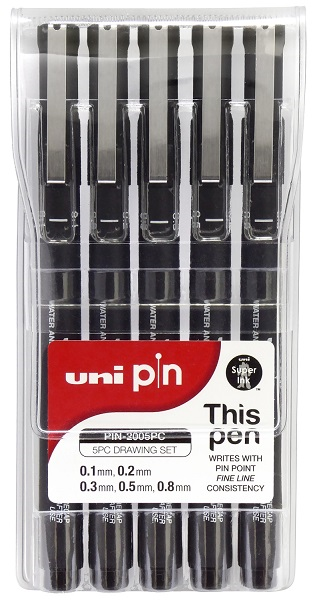 UNİ DRAWING PEN PIN-200/5P 5Lİ
