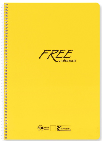 KESKİN DEFTER FREE A5 PP KAPAK SPİRALLİ 80 YP. KARELİ 450122