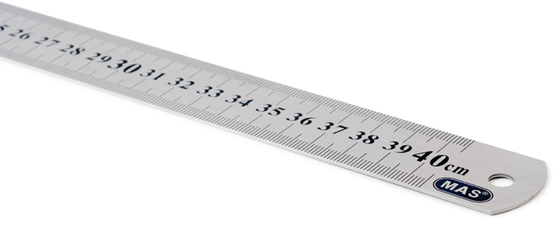 MAS CETVEL 2340 ÇELİK  40 CM