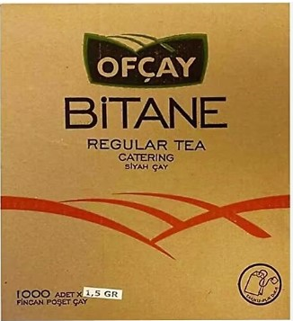 OFÇAY BARDAK POŞET ÇAY BİTANE REGULAR TEA 2 GR x 1000 ADET 307859