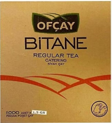 OFÇAY BARDAK POŞET ÇAY BİTANE REGULAR TEA 2 GR x 1000 ADET 307859