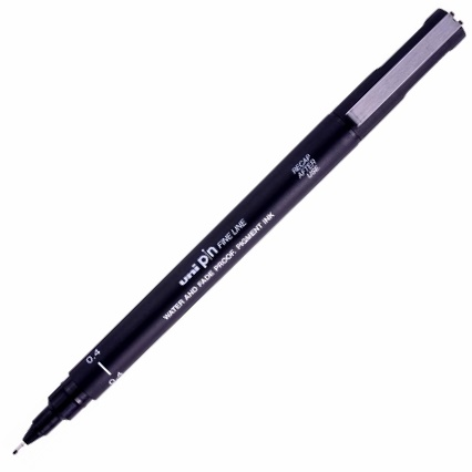 UNİ DRAWING PEN PIN04-200 0.4 SİYAH