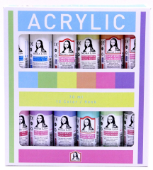 SÜDOR AKRİLİK BOYA SET MONALISA 12x70ML CHALK SD150-X16