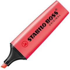 STABILO FOSFORLU KALEM BOSS ORIGINAL KIRMIZI 70/40