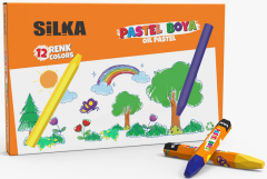 SİLKA PASTEL BOYA 12 RENK ART.538