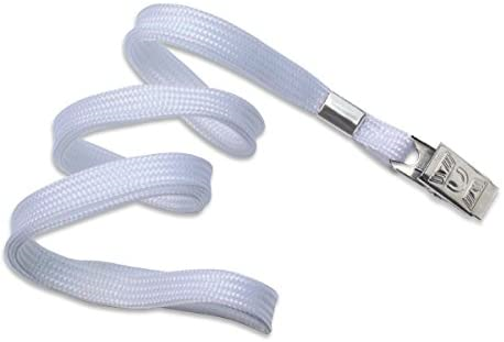 KRAF KART ASKI İPİ METAL KLİPS BEYAZ 510G