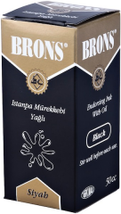 BRONS ISTAMPA MÜREKKEBİ  50 CC SİYAH BR-328