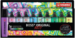 STABILO FOSFORLU KALEM BOSS ORIGINAL SET 10 LU SOĞUK RENKLER 70/10-2-20