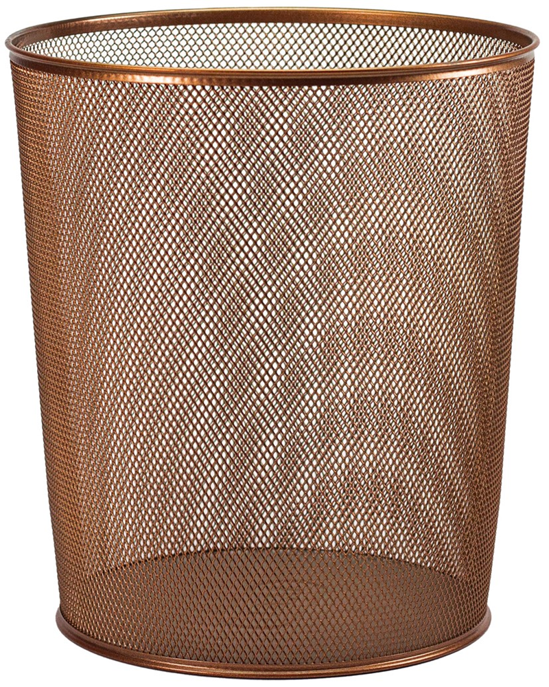 MAS ÇÖP KOVASI METAL TAM DELİKLİ 10 LT ROSE GOLD 854