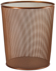 MAS ÇÖP KOVASI METAL TAM DELİKLİ 10 LT ROSE GOLD 854