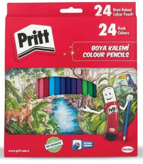 PRITT KURU BOYA UZUN 24 RENK 1221351
