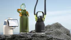 SHOTAY MATARA ÇELİK TERMOS 1000 ML PHONE HOLDER SHT-ST-8250