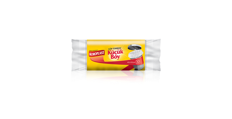 KOROPLAST ÇÖP TORBASI KÜÇÜK 40x50 GÜÇLÜ 30 LU ST01500318