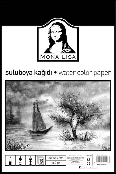 SÜDOR SULUBOYA KAĞIDI 25X35 160G 10 YP MN09-1