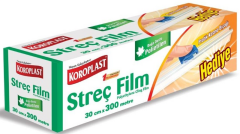 KOROPLAST STREÇ FİLM ENDÜSTRİYEL 30 CM x 300 MT ST03500042