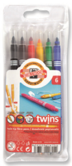 KOHINOOR SET FİBRE PENS 1023 12 TWİN 7710-23AB02TE