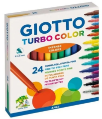 GIOTTO KEÇELİ KALEM TURBO COLOR 24 LÜ 417000