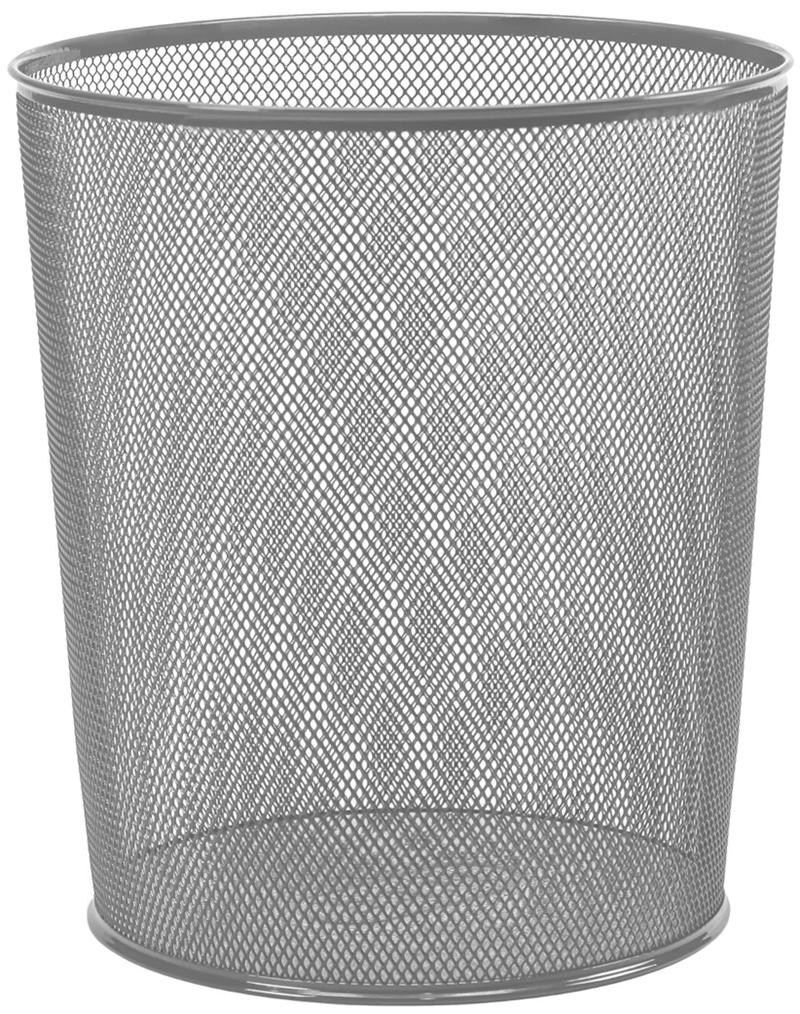 MAS ÇÖP KOVASI METAL TAM DELİKLİ 10 LT SILVER 854