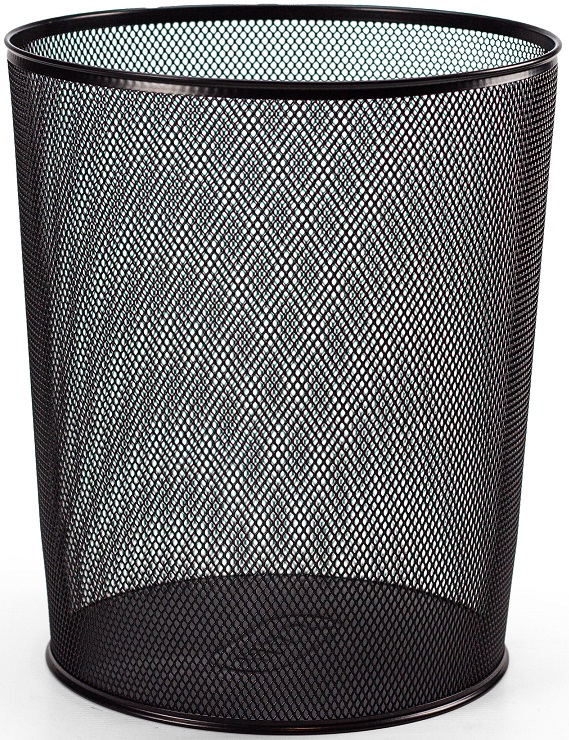 MAS ÇÖP KOVASI METAL TAM DELİKLİ 10 LT SİYAH 854