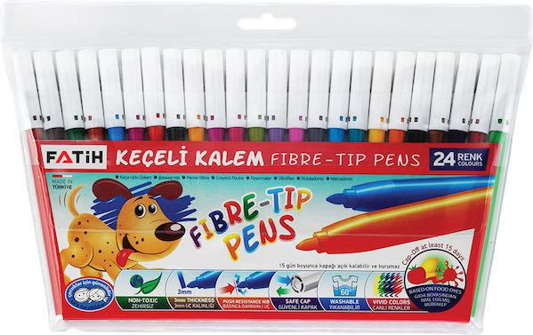FATİH KEÇELİ KALEM 24 RENK 34050