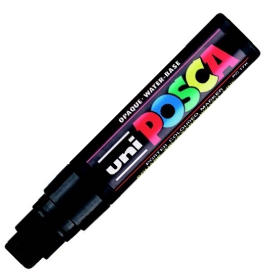 UNİ POSTER MARKÖRÜ POSCA PC-17K 15.0 SİYAH