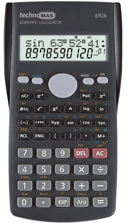 MAS HESAP MAKİNESİ BİLİMSEL FONKSİYONLU 6926