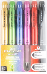 SERVE VERSATİL KALEM DEEP 0.7 SET 6 LI PRE METALİK PET SV-DEEP0.7PM6PKR