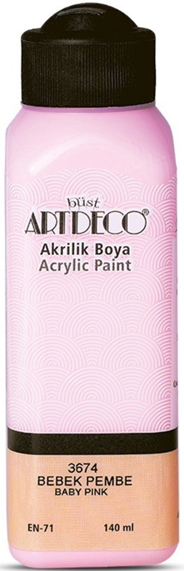 ARTDECO AKRİLİK BOYA 140 ML BEBEK PEMBE Y-070R-3674