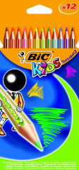 BIC Kids Tropicolor 12 Renk Kuru Boya Kalemi
