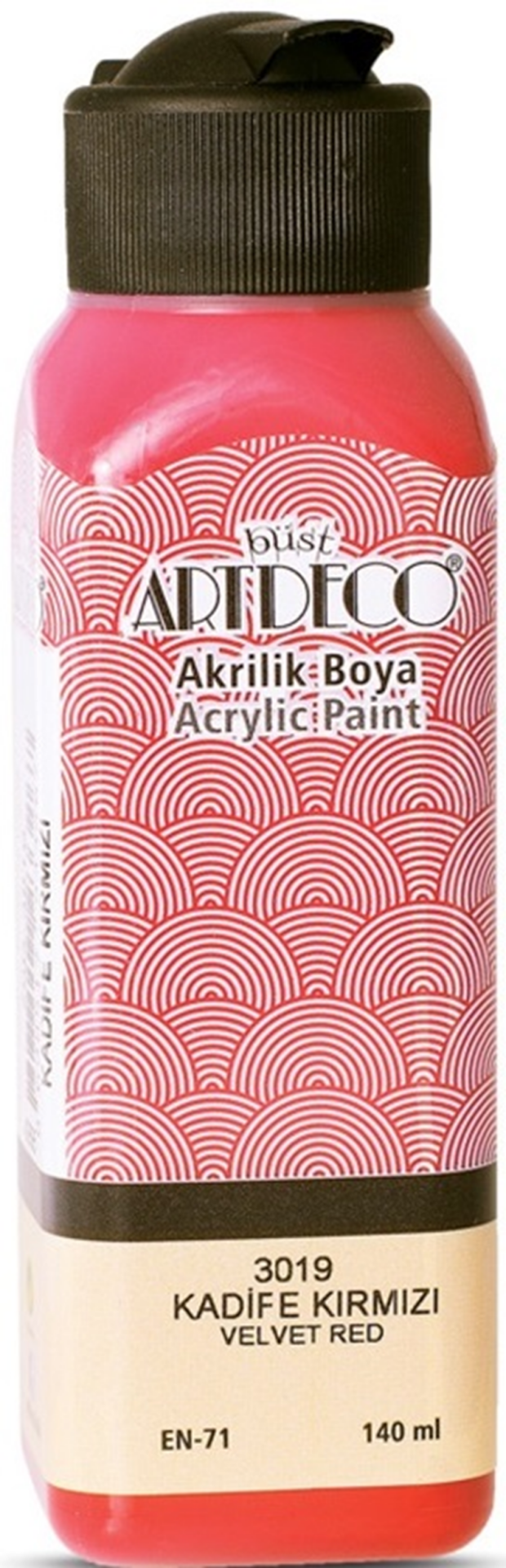 ARTDECO AKRİLİK BOYA 140 ML KADİFE KIRMIZI Y-070R-3019