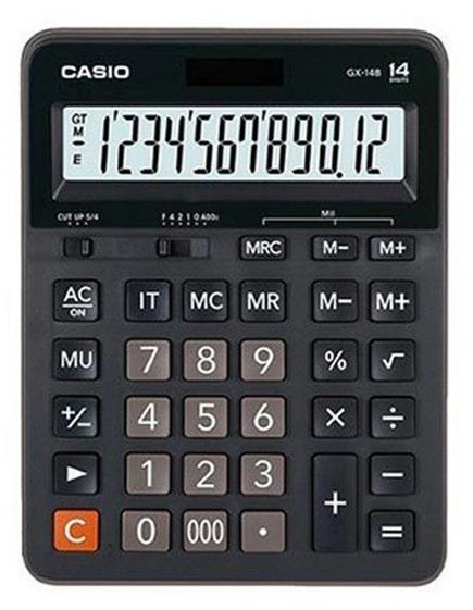 CASIO HESAP MAKİNESİ MASAÜSTÜ GX-14B 14 HANE