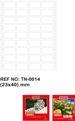 TANEX BİLGİSAYAR ETİKETİ TW-0014 23 X 40 MM 4 LÜ