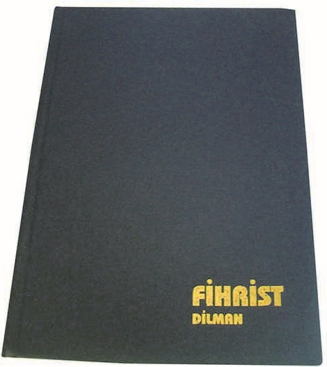 DİLMAN FİHRİST CİLTLİ SERT KAPAK 14x20 12 YP 14 BASAMAK 1003