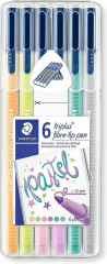 STAEDTLER KEÇELİ KALEM 6LI PASTEL 323 SB6CS01