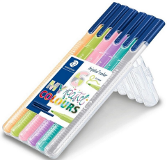 STAEDTLER KEÇELİ KALEM 6LI PASTEL 323 SB6CS01