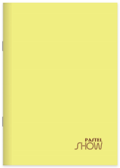 KESKİN DEFTER PASTEL SHOW A4 PP KAPAK DİKİŞLİ 40 YP. KARELİ 324602-99