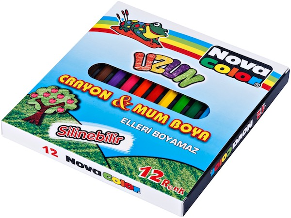 NOVA COLOR MUM BOYA 12 Lİ UZUN NC-2112