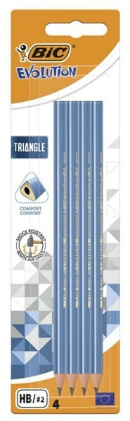 Bic Kurşun Kalem Evolution Üçgen 4 Lü Blister 964912