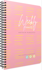 GIPTA PLANNER 20x28 FLEXI SPİRALLİ SERT KAPAK 52 YP. ÇİZGİLİ 3410