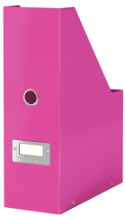 LEITZ MAGAZİNLİK WOW CLICK & STORE L-6047 KARTON METALİK PEMBE