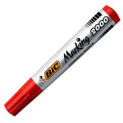 Bic Permanent Markör 2000 12 Li Kırmızı 8209133